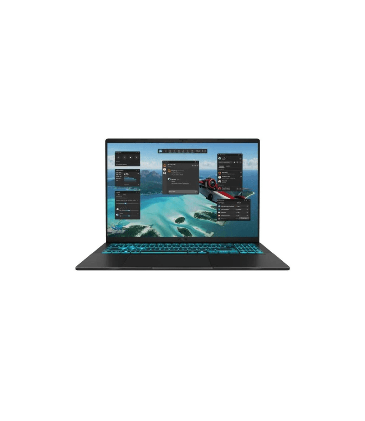Pc Portable Gamer Asus V16 V3607VU-RP196W Intel Core 5 210H 16Go 512Go SSD RTX 4050 6G- Noir
